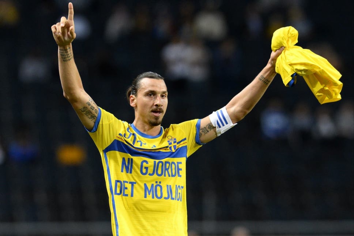 Ibrahimovic tỏa sáng ở đội tuyển Thụy Điển